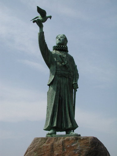 松島の天草四郎像